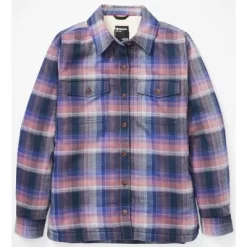 Marmot Ridgefield Sherpa-Lined Long-Sleeve Flannel Shirt Women's