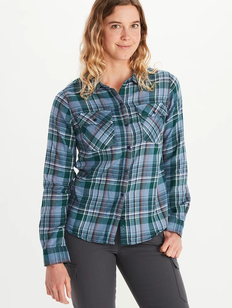 Marmot Wm's Bridget Midwt Flannel LS 1 Marmot Wm's Bridget Midwt Flannel LS