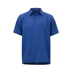 Marmot Eldridge Short-Sleeve Button Up Shirt Men's -Marmot Outdoor Equipment 90249 SURF m