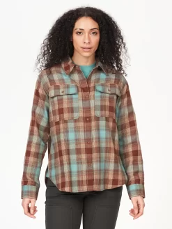 Marmot Wm's Fairfax Lightweight Boyfriend Flannel 10 Marmot Wm's Fairfax Lightweight Boyfriend Flannel -Marmot Outdoor Equipment M14835 3637 S02