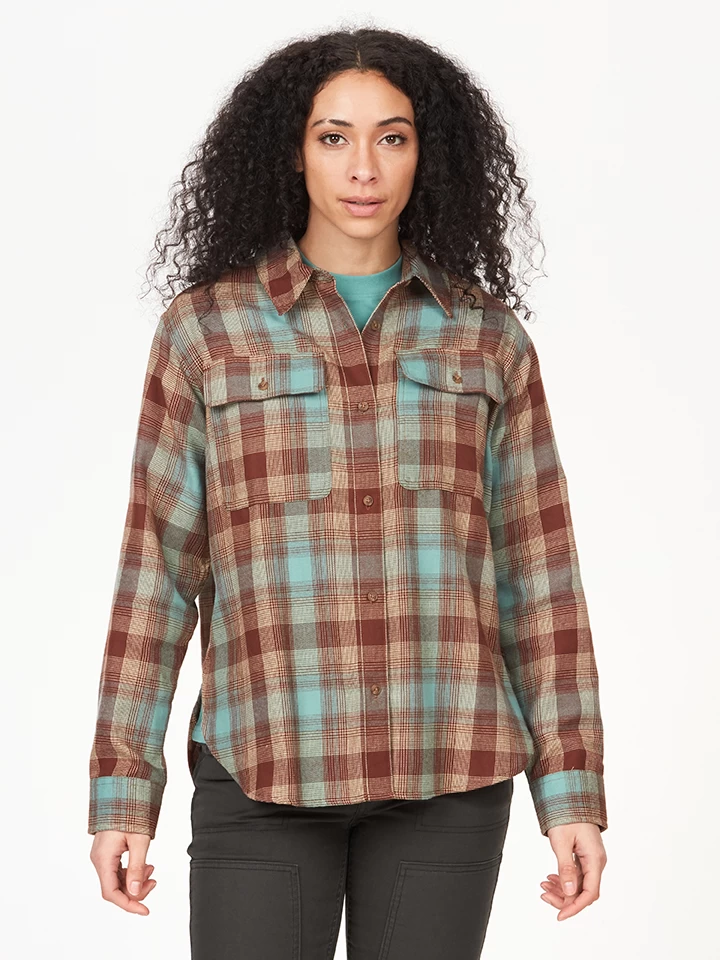 Marmot Wm's Fairfax Lightweight Boyfriend Flannel 5 Marmot Wm's Fairfax Lightweight Boyfriend Flannel - Image 5